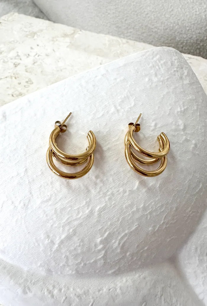 CELESTE HOOP STUDS^Girl and the Sun Online